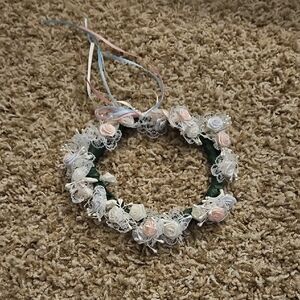Hand Crafted Floral Doll Crown